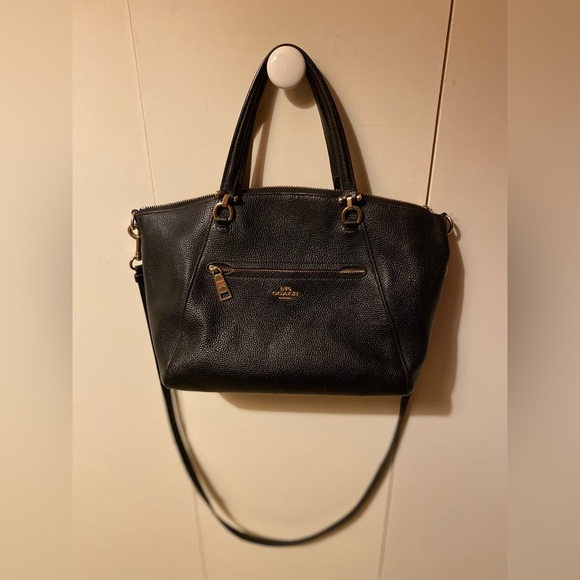 Coach Black Satchel Bag - Picture 1 of 4